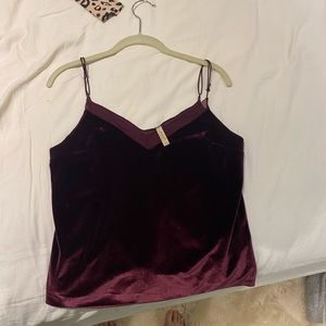 Free people velvet tank top